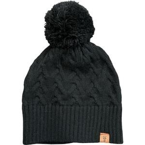 Frye Cable Knit Beanie in Black New